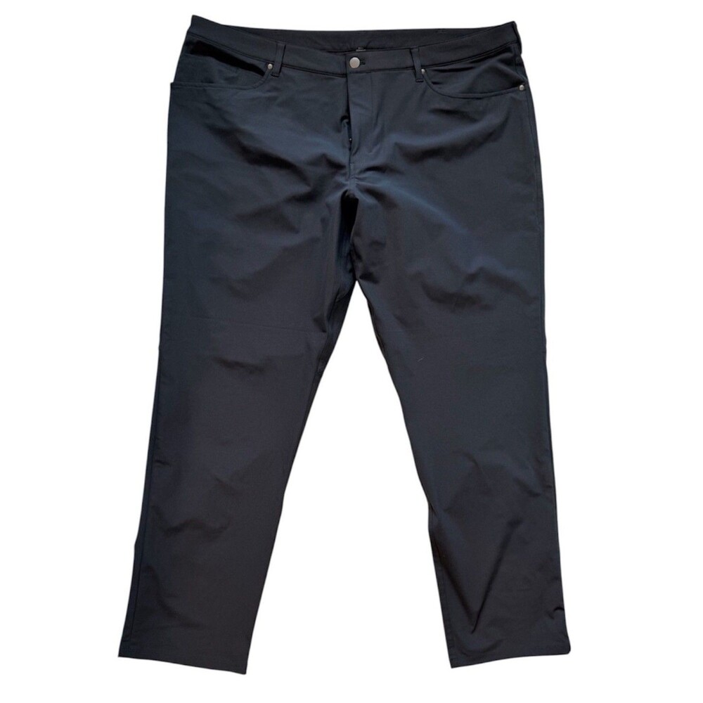 Lululemon ABC Classic Fit Pants Men’s 36 Black Warpstreme 5 Pocket LM5SQQS